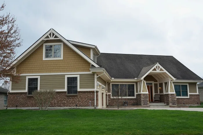Craftsman-style home exterior